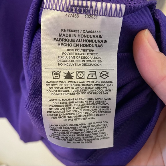 Nike Dri-Fit Purple Women’s Team Park VI Jersey - Picture 7 of 7